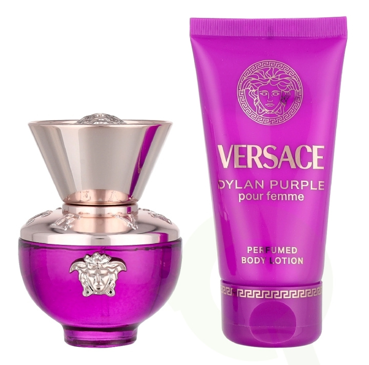 Versace Dylan Purple Giftset 80 ml Edp Spray 30ml/Body Lotion 50ml in de groep BEAUTY & HEALTH / Geuren & Parfum / Parfum / Parfum voor haar bij TP E-commerce Nordic AB (D34003)