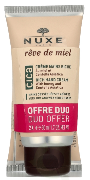 Nuxe Reve De Miel Cica Hand Cream Duo Set 100 ml 2 x 50ml in de groep BEAUTY & HEALTH / Manicure/pedicure / Handcrèmes bij TP E-commerce Nordic AB (D34172)