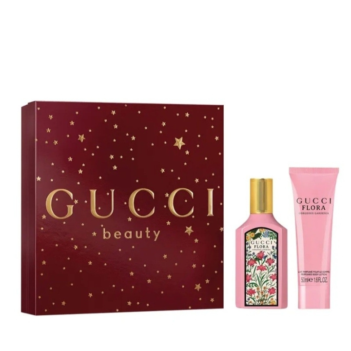 Gucci Giftset Gucci Flora Gorgeous Gardenia Edp 50ml + Body Lotion 50ml in de groep BEAUTY & HEALTH / Cadeausets / Cadeausets voor haar bij TP E-commerce Nordic AB (D34275)