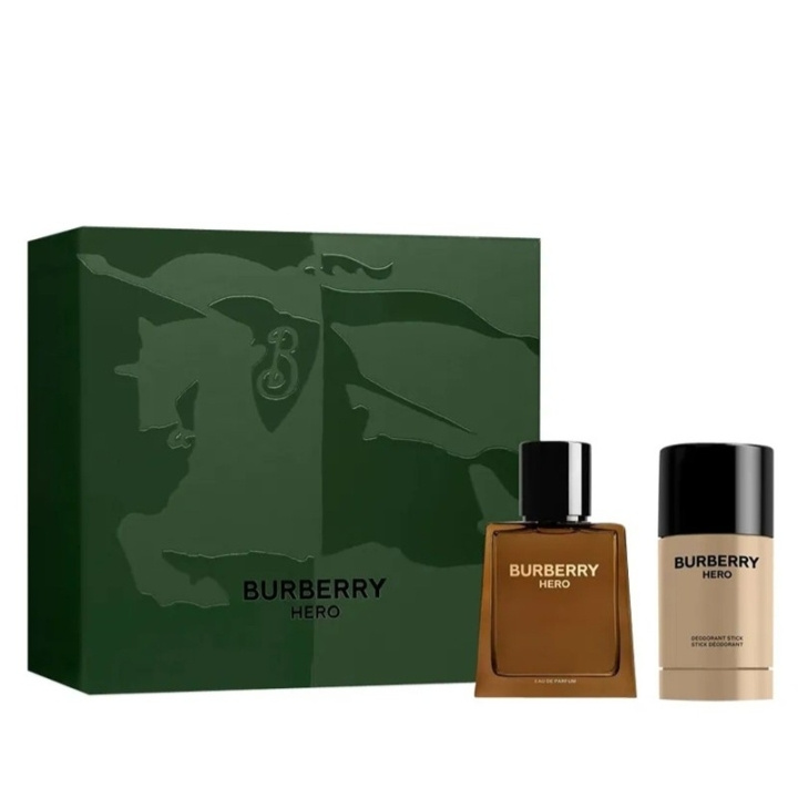 Burberry Giftset Burberry Hero Edp 50ml + Deostick 75ml in de groep BEAUTY & HEALTH / Geuren & Parfum / Parfum / Parfum voor hem bij TP E-commerce Nordic AB (D34280)