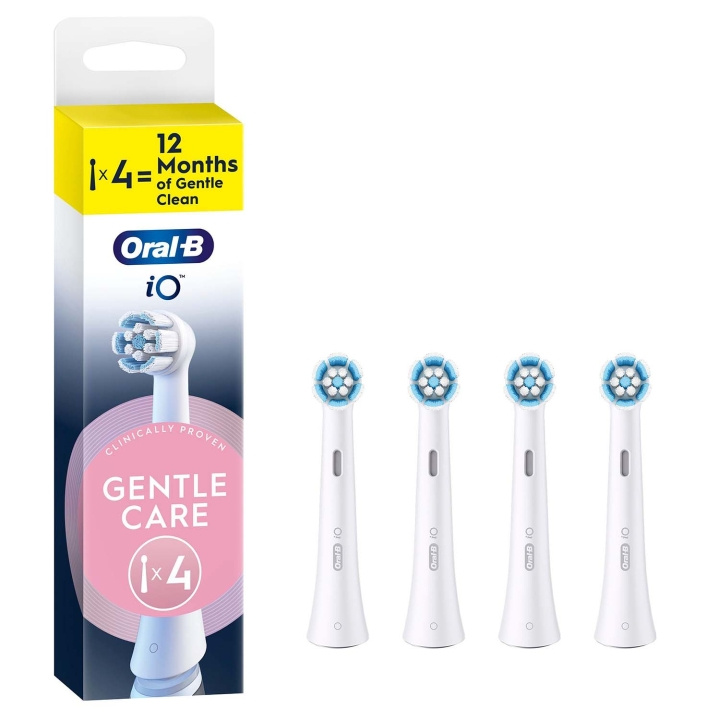 Oral B Borsthuvud iO Gentle Care 4st in de groep BEAUTY & HEALTH / Mondverzorging / Elektrische tandenborstelaccessoires bij TP E-commerce Nordic AB (D34353)
