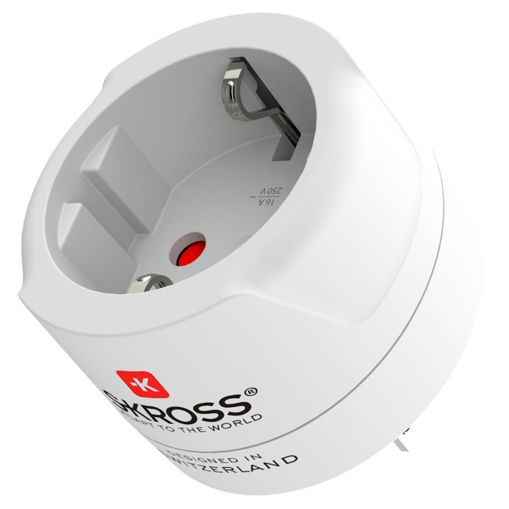 SKROSS Reseadapter Europa till USA m.fl. Jordad in de groep HUISHOUDEN & TUIN / Elektriciteit & Verlichting / Reisadapters bij TP E-commerce Nordic AB (D34424)