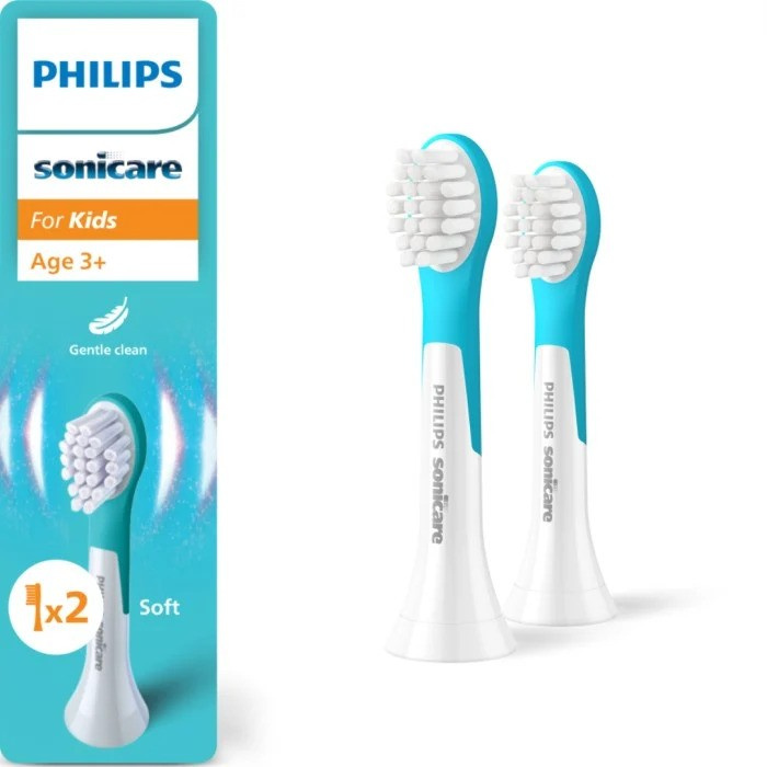 Philips Borsthuvud Sonicare för barn 4st HX6034/90 in de groep BEAUTY & HEALTH / Mondverzorging / Elektrische tandenborstelaccessoires bij TP E-commerce Nordic AB (D34463)