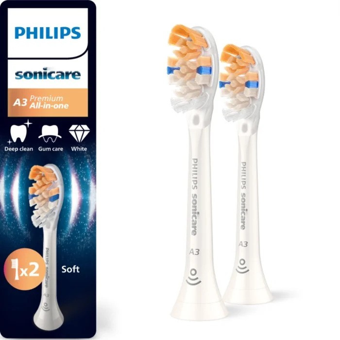 Philips Borsthuvud Sonicare Premium All-in-One 2st HX9092/87 in de groep BEAUTY & HEALTH / Mondverzorging / Elektrische tandenborstelaccessoires bij TP E-commerce Nordic AB (D34478)
