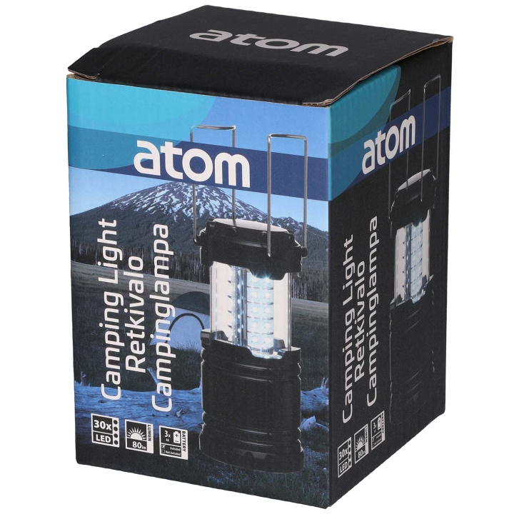 Atom Camping Lykta 30 LED in de groep SPORT, VRIJE TIJD & HOBBY / Buitenrecreatie / Campinglampen bij TP E-commerce Nordic AB (D34490)