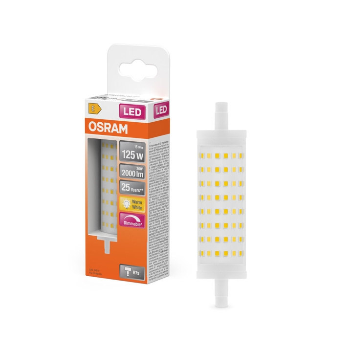Osram Lampa LED Line Dim 15W 827 Clear R7S in de groep HOME ELECTRONICS / Verlichting / LED-lampen bij TP E-commerce Nordic AB (D34611)