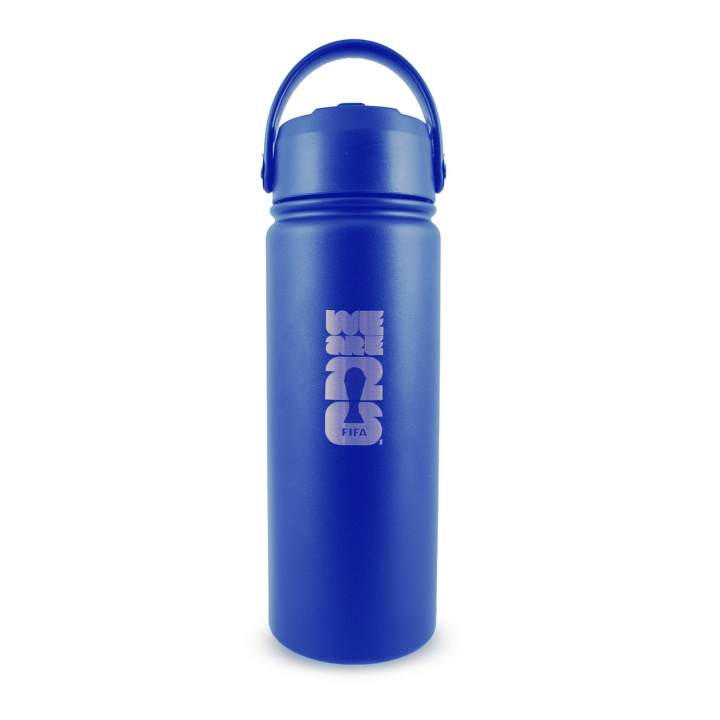 FIFA Flaska World Cup Premium Flask 550ml Blå in de groep SPORT, VRIJE TIJD & HOBBY / Buitenrecreatie / Thermosflessen & Waterflessen bij TP E-commerce Nordic AB (D34671)