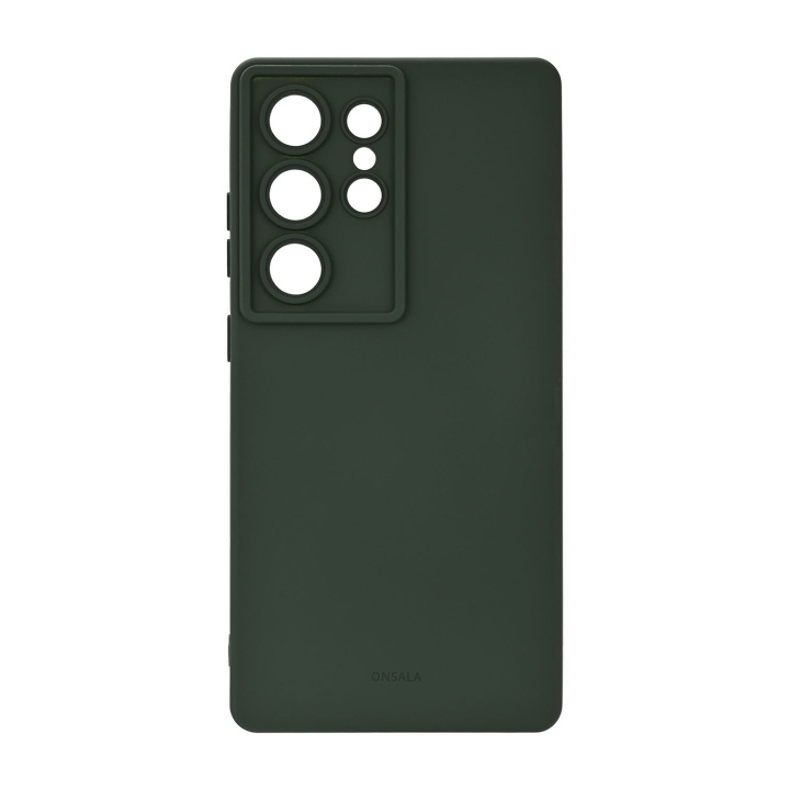 Onsala Mobilskal med Silikonkänsla Olive Green - Samsung Galaxy S26 Ultra in de groep SMARTPHONE & TABLETS / Mobielbescherming / Samsung bij TP E-commerce Nordic AB (D34720)