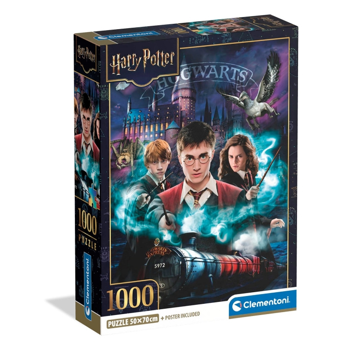 Clementoni Pussel 1000 pcs CB High Quality Collection Harry Potter Hogwarts in de groep SPORT, VRIJE TIJD & HOBBY / Hobby / Puzzel bij TP E-commerce Nordic AB (D34721)