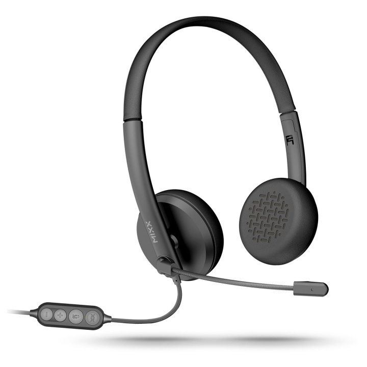 MIXX Stereo Headset H1u Trådbunden USB-A in de groep COMPUTERS & RANDAPPARATUUR / Computeraccessoires / Koptelefoon bij TP E-commerce Nordic AB (D34740)