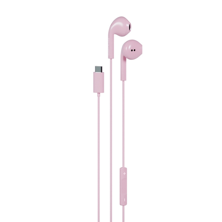 Happy Plugs Hörlurar In-Ear USB-C Trådbundna Rosa in de groep HOME ELECTRONICS / Audio & Beeld / Koptelefoon & Accessoires / Koptelefoon bij TP E-commerce Nordic AB (D34760)