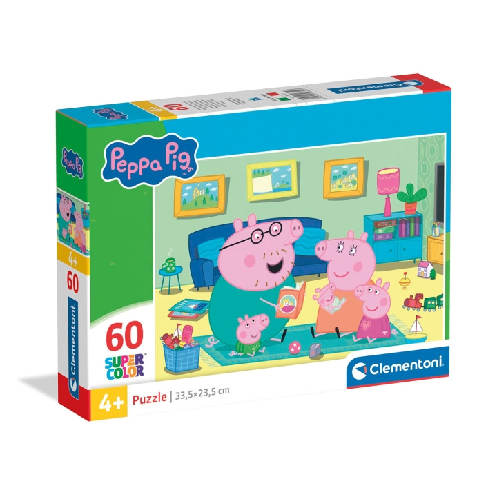 Clementoni Pussel 60 Pcs Peppa Pig in de groep SPEELGOED, KINDER- & BABYPRODUCTEN / Speelgoed / Kinderpuzzel bij TP E-commerce Nordic AB (D34787)