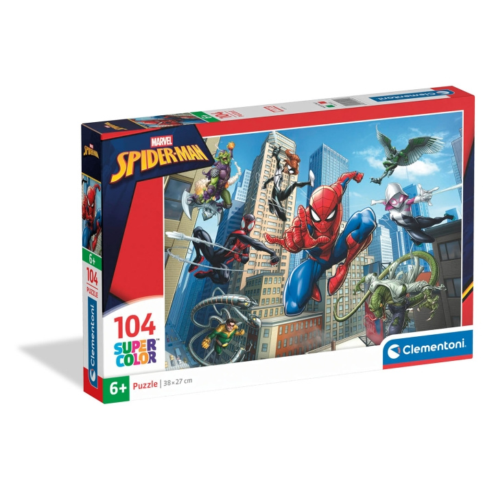 Clementoni Pussel 104 Pcs Spider-Man in de groep SPORT, VRIJE TIJD & HOBBY / Hobby / Puzzel bij TP E-commerce Nordic AB (D34788)