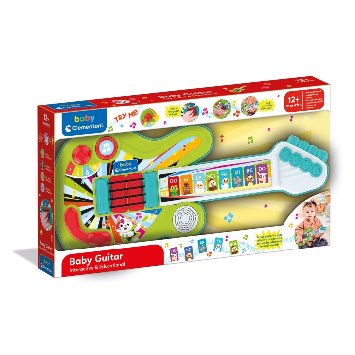 Clementoni Musikinstrument Leksak Musical Toy Guitar in de groep SPEELGOED, KINDER- & BABYPRODUCTEN / Muziek, Zang en afbeelingen / Muziekinstrumenten bij TP E-commerce Nordic AB (D34792)