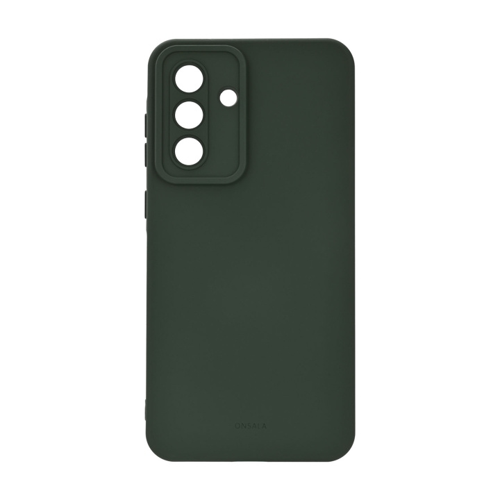Onsala Mobilskal med Silikonkänsla Olive Green - Samsung Galaxy A57 5G in de groep SMARTPHONE & TABLETS / Mobielbescherming / Samsung bij TP E-commerce Nordic AB (D34807)