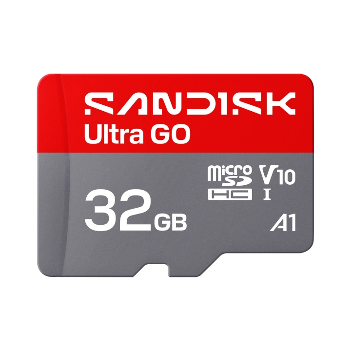 SanDisk MicroSD Ultra GO 32GB 125MB/s C10 UHS U1 A1 in de groep HOME ELECTRONICS / Opslagmedia / Geheugenkaarten / SD/SDHC/SDXC bij TP E-commerce Nordic AB (D34842)