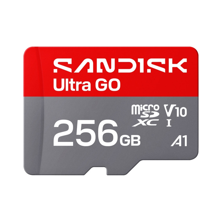 SanDisk MicroSD Ultra GO 256GB 1 190MB/s C10 UHS U1 A in de groep HOME ELECTRONICS / Opslagmedia / Geheugenkaarten / SD/SDHC/SDXC bij TP E-commerce Nordic AB (D34845)