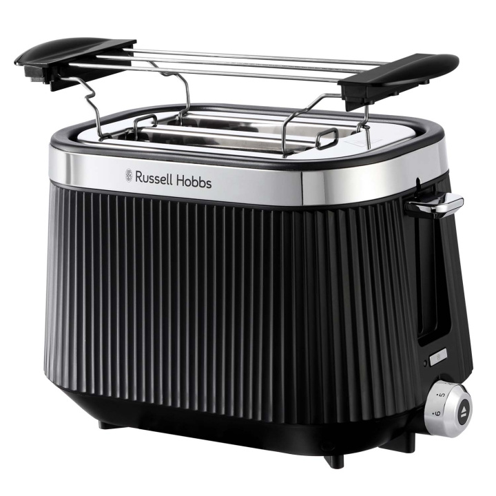 Russell Hobbs Brödrost Brontë 2skivors svart 26760-56 in de groep HUISHOUDEN & TUIN / Huishoudelijke apparaten / Broodroosters & Broodgrills / Broodroosters bij TP E-commerce Nordic AB (D34969)