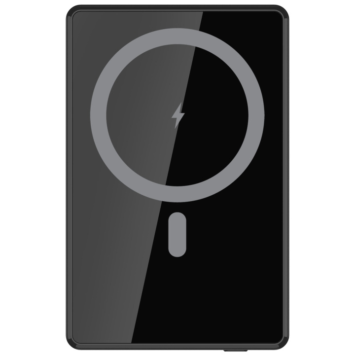 Celly Powerbank 5.000 mAh 15W MagSafe-kompatibel Svart in de groep SMARTPHONE & TABLETS / Opladers & Kabels / Powerbanks bij TP E-commerce Nordic AB (D35023)
