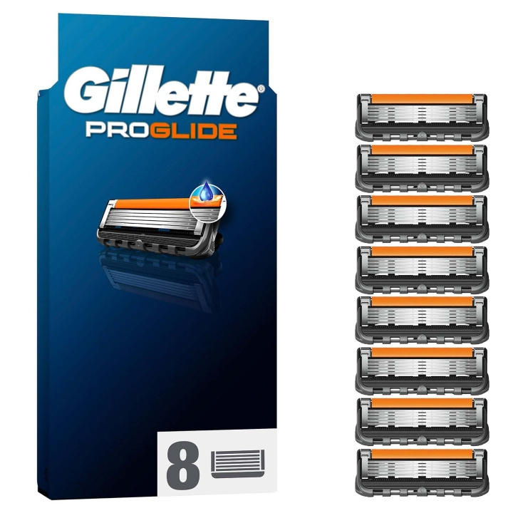 Gillette Rakblad Fusion ProGlide Manual 8st XL in de groep BEAUTY & HEALTH / Haar & Styling / Scheren & Trimmen / Scheermessen & Accessoires bij TP E-commerce Nordic AB (D35064)