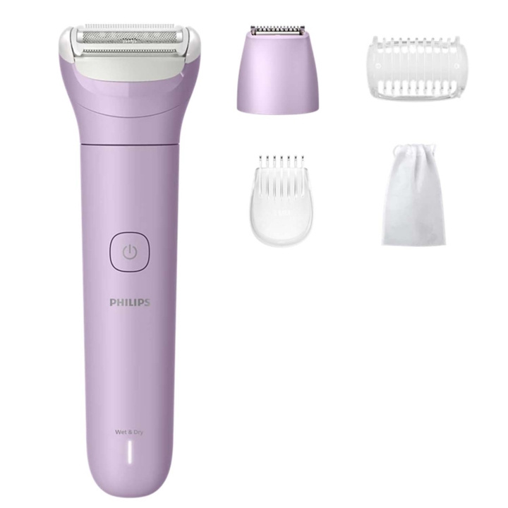 Philips Lady Shaver sladdlös, våt och torrakning +4 tillbehör BRL138/00 in de groep BEAUTY & HEALTH / Haar & Styling / Scheren & Trimmen / Scheerapparaten bij TP E-commerce Nordic AB (D35078)