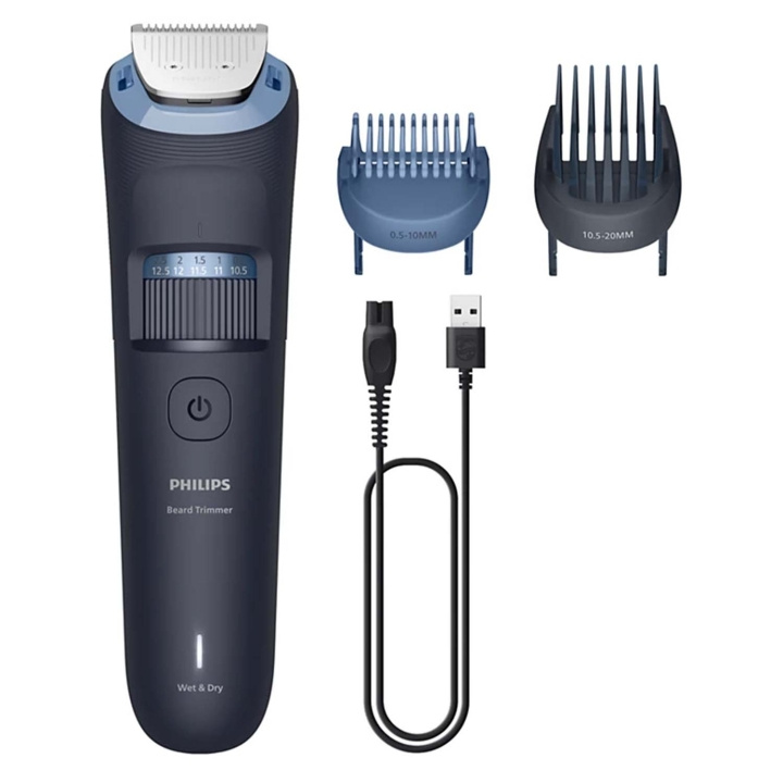 Philips Skäggtrimmer Precisionssteg om 0,5 mm, Blad helt i metall BT3665/15 in de groep BEAUTY & HEALTH / Haar & Styling / Scheren & Trimmen / Baardtrimmer & Accessoires bij TP E-commerce Nordic AB (D35079)