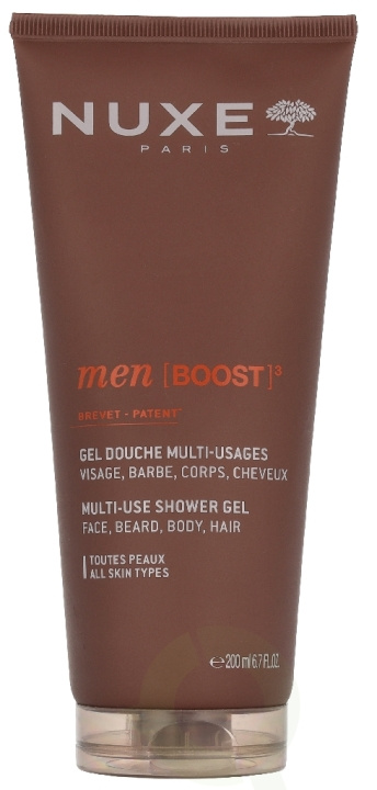 Nuxe Men Boost Multi-Use Shower Gel 200 ml in de groep BEAUTY & HEALTH / Huidsverzorging / Lichaamsverzorging / Bad- en douchegels bij TP E-commerce Nordic AB (D35247)
