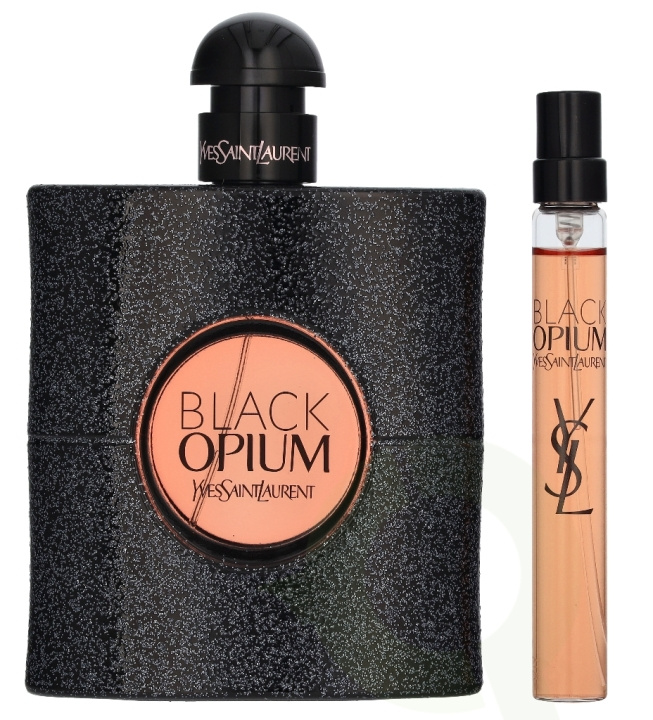 Yves Saint Laurent YSL Black Opium Giftset 100 ml Edp Spray 90ml/Edp Spray 10ml in de groep BEAUTY & HEALTH / Cadeausets / Cadeausets voor haar bij TP E-commerce Nordic AB (D35286)