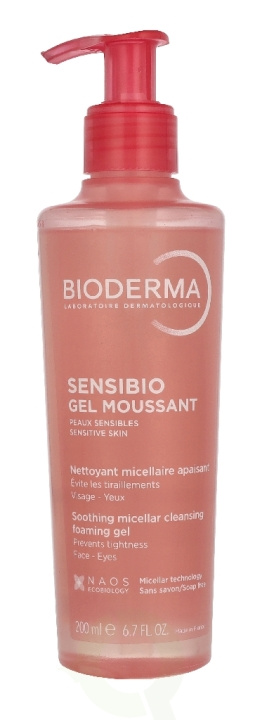 Bioderma Sensibio Gel Moussant 200 ml in de groep BEAUTY & HEALTH / Huidsverzorging / Gezicht / Dagcrème bij TP E-commerce Nordic AB (D35297)