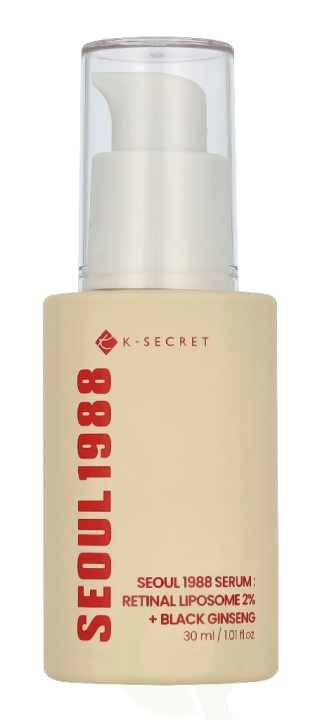 K-SECRET Seoul 1988 Serum Retinal Liposome 2% + Black Ginseng 30 ml in de groep BEAUTY & HEALTH / Huidsverzorging / Gezicht / Huidserum bij TP E-commerce Nordic AB (D35307)