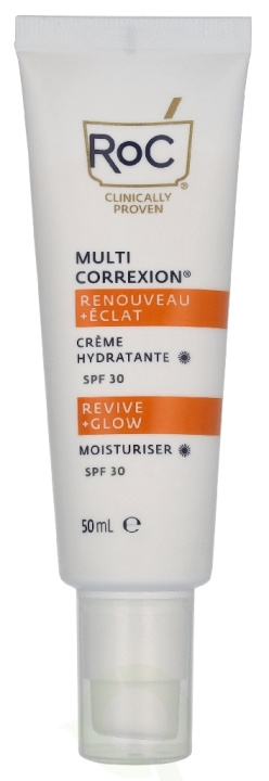 ROC Multi Correxion Revive & Glow Moisturiser SPF30 50 ml in de groep BEAUTY & HEALTH / Huidsverzorging / Zonnebank / Zonnebescherming bij TP E-commerce Nordic AB (D35319)
