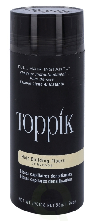 Toppik Hair Building Fibers - Light Blonde 55 g in de groep BEAUTY & HEALTH / Haar & Styling / Hair styling bij TP E-commerce Nordic AB (D35407)