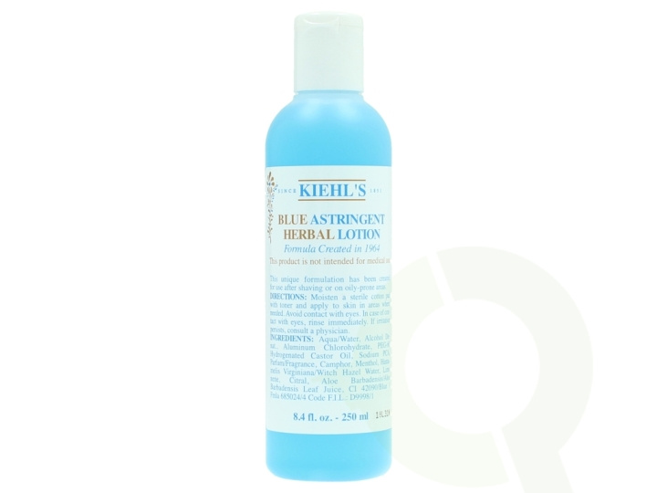 Kiehl\'s Blue Astringent Herbal Lotion 250 ml in de groep BEAUTY & HEALTH / Huidsverzorging / Lichaamsverzorging / Body lotion bij TP E-commerce Nordic AB (D35544)