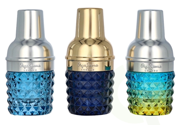 Pepe Jeans For Him Giftset 45 ml Life Is Now 15ml/Cocktail 15ml/Celebrate 15ml in de groep BEAUTY & HEALTH / Geuren & Parfum / Parfum / Parfum voor hem bij TP E-commerce Nordic AB (D35565)