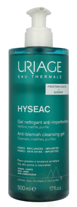 Uriage Hyseac Cleansing Gel 500 ml in de groep BEAUTY & HEALTH / Huidsverzorging / Gezicht / Schoonmaak bij TP E-commerce Nordic AB (D35584)