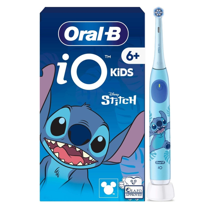 Oral B Eltandborste iO2 Kids 6+ Stitch in de groep BEAUTY & HEALTH / Mondverzorging / Elektrische tandenborstels bij TP E-commerce Nordic AB (D35625)