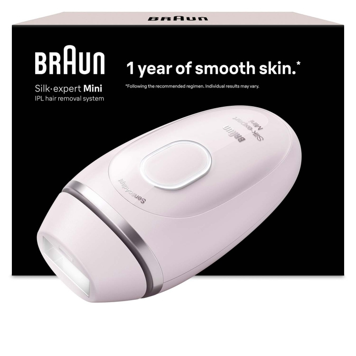 Braun IPL Silk·expert Mini, Hemma PL1100 PINK in de groep BEAUTY & HEALTH / Haar & Styling / Ontharing / IPL en laser bij TP E-commerce Nordic AB (D35640)