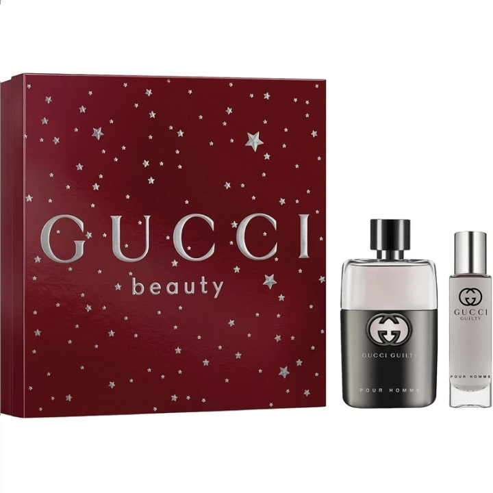 Gucci Giftset Gucci Guilty Pour Homme Edt 50ml + Edt 15ml in de groep BEAUTY & HEALTH / Geuren & Parfum / Parfum / Parfum voor hem bij TP E-commerce Nordic AB (D35674)