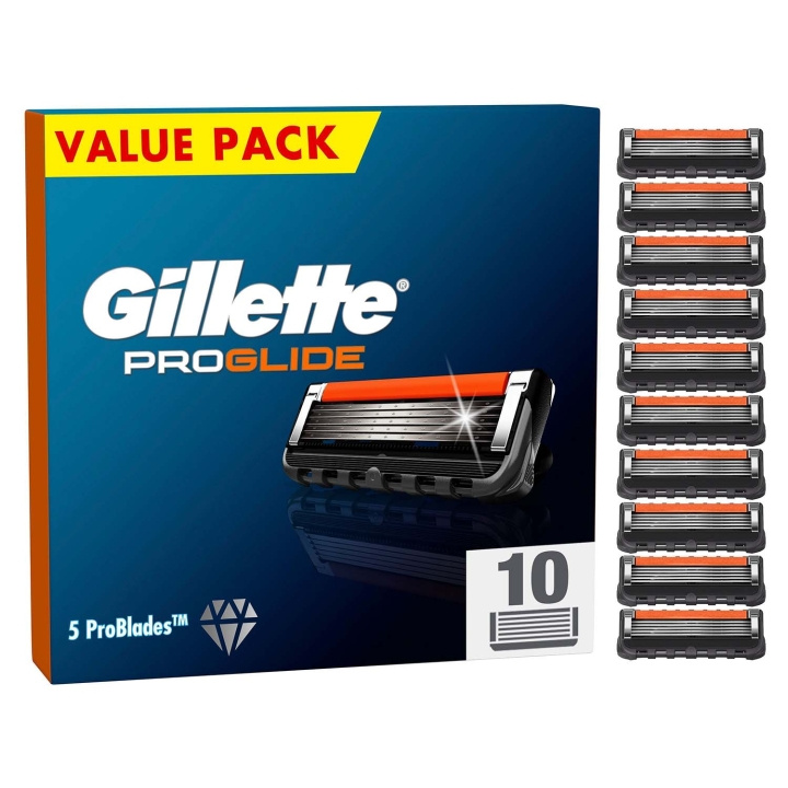 Gillette Rakblad ProGlide 10st - Storpack in de groep BEAUTY & HEALTH / Haar & Styling / Scheren & Trimmen / Scheermessen & Accessoires bij TP E-commerce Nordic AB (D35783)