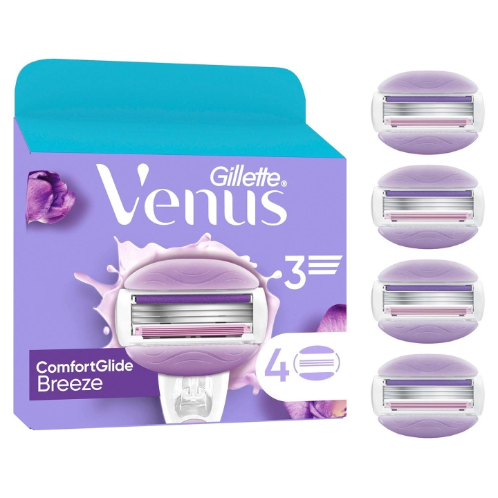 Gillette Venus Rakblad Comfortglide Breeze 4st in de groep BEAUTY & HEALTH / Haar & Styling / Scheren & Trimmen bij TP E-commerce Nordic AB (D35790)