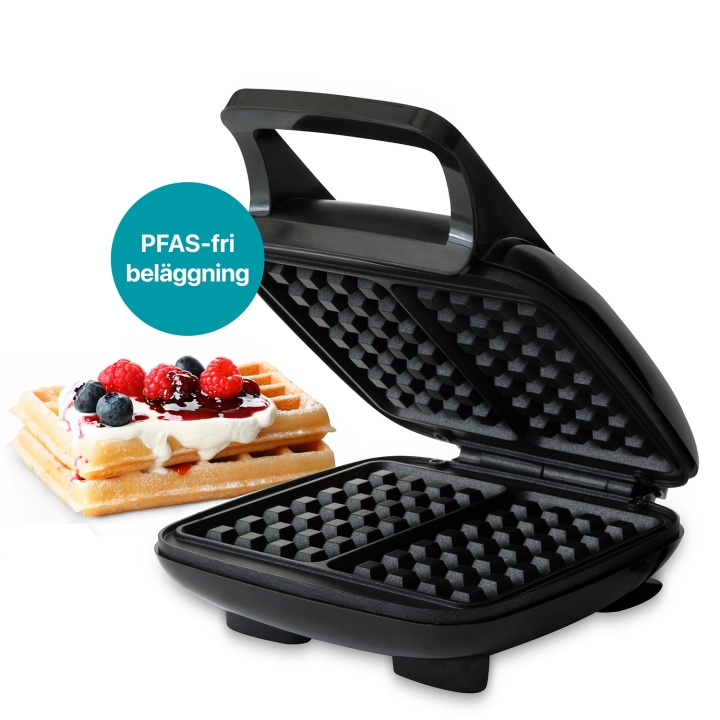 Champion Belgiskt Våffeljärn Health Dubbelt 1000W BW400 Svart in de groep HUISHOUDEN & TUIN / Huishoudelijke apparaten / Wafelijzers bij TP E-commerce Nordic AB (D35838)