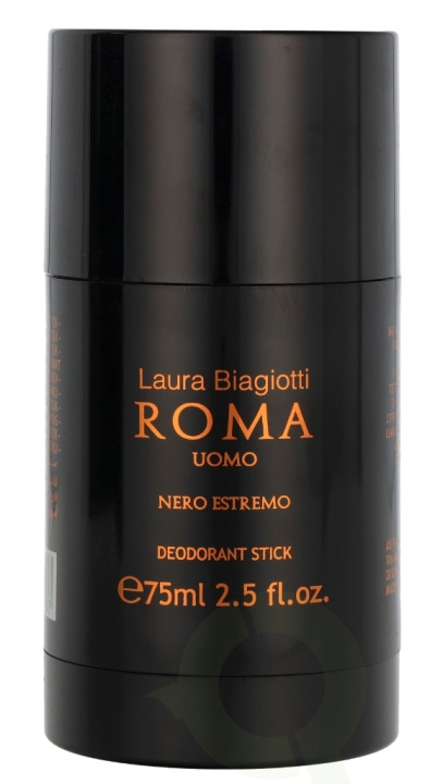Laura Biagiotti Roma Uomo Nero Estremo Deostick 75 ml in de groep BEAUTY & HEALTH / Geuren & Parfum / Deodorant bij TP E-commerce Nordic AB (D35864)