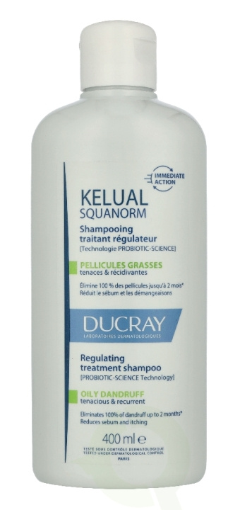 Ducray Kelual Squanorm Shampoo 400 ml in de groep BEAUTY & HEALTH / Haar & Styling / Haarverzorging / Shampoo bij TP E-commerce Nordic AB (D35955)