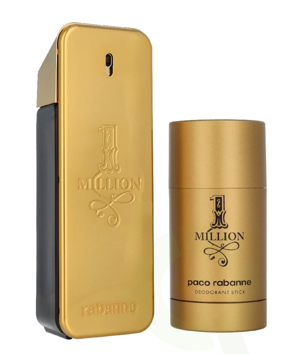 Paco Rabanne 1 Million Giftset 175 ml Edt Spray 100ml/Deodorant Stick 75ml in de groep BEAUTY & HEALTH / Geuren & Parfum / Parfum / Parfum voor hem bij TP E-commerce Nordic AB (D35961)