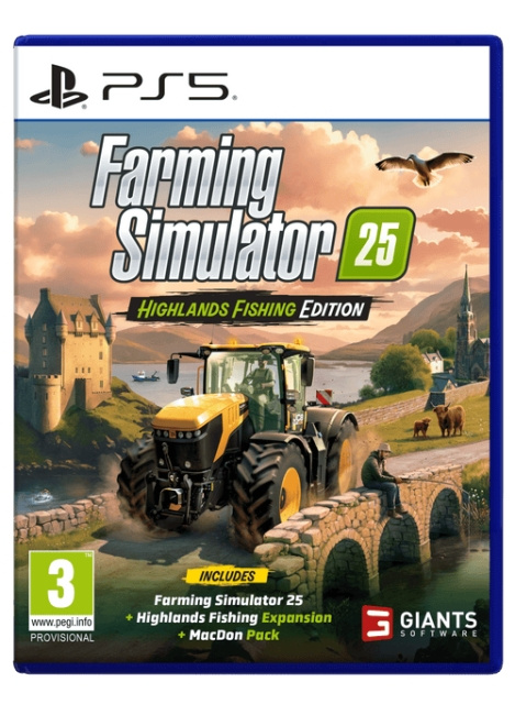 Farming Simulator 25: Highlands Fishing Edition (PS5) in de groep HOME ELECTRONICS / Spelconsoles en accessoires / Sony PlayStation 5 / Spel bij TP E-commerce Nordic AB (D36186)