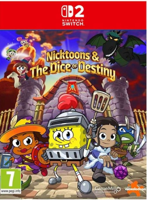 Game Mill Nicktoons And The Dice of Destiny in de groep HOME ELECTRONICS / Spelconsoles en accessoires / Nintendo Switch 2 / Games bij TP E-commerce Nordic AB (D36396)