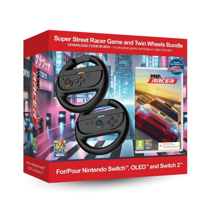 iMP TECH Super Street: Racer Game with Twin Racing Wheels Bundle in de groep HOME ELECTRONICS / Spelconsoles en accessoires / Nintendo Switch 2 / Games bij TP E-commerce Nordic AB (D36497)