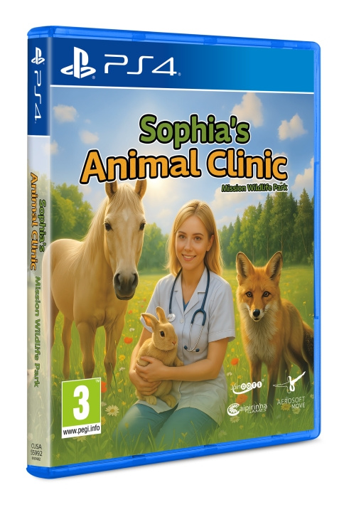 Aerosoft Sophia\'s Animal Clinic - Mission Wildlife Park in de groep HOME ELECTRONICS / Spelconsoles en accessoires / Sony PlayStation 4 / Spel bij TP E-commerce Nordic AB (D36508)