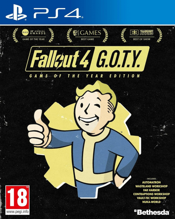 Bethesda Fallout 4 (Game of the Year Edition) in de groep HOME ELECTRONICS / Spelconsoles en accessoires / Sony PlayStation 4 / Spel bij TP E-commerce Nordic AB (D36540)