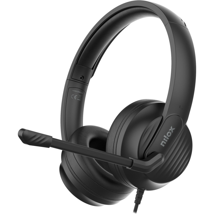 Nilox Headset Stereo ENC USB-C/USB-A in de groep COMPUTERS & RANDAPPARATUUR / Computeraccessoires / Koptelefoon bij TP E-commerce Nordic AB (D36549)